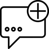 Comment icon symbol image for element design chat and communication vector