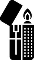 Lighter Glyph Icon vector