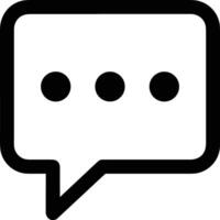 Comment icon symbol image for element design chat and communication vector