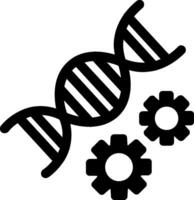 Genetics Glyph Icon vector