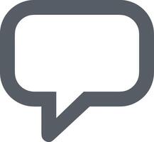 Comment icon symbol image for element design chat and communication vector