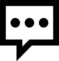 Comment icon symbol image for element design chat and communication vector