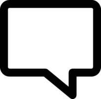 Comment icon symbol image for element design chat and communication vector