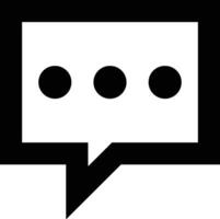 Comment icon symbol image for element design chat and communication vector