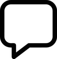 Comment icon symbol image for element design chat and communication vector