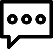 Comment icon symbol image for element design chat and communication vector