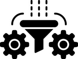 Refinement Glyph Icon vector