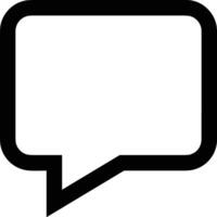 Comment icon symbol image for element design chat and communication vector