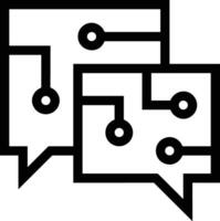 Comment icon symbol image for element design chat and communication vector