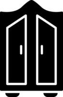 Wardrobe Glyph Icon vector