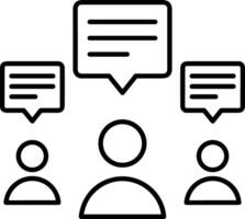 Comment icon symbol image for element design chat and communication vector