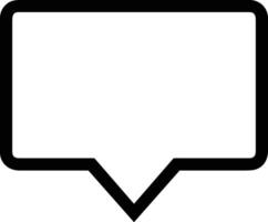 Comment icon symbol image for element design chat and communication vector