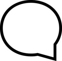 Comment icon symbol image for element design chat and communication vector