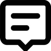 Comment icon symbol image for element design chat and communication vector