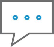 Comment icon symbol image for element design chat and communication vector