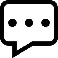 Comment icon symbol image for element design chat and communication vector