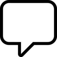 Comment icon symbol image for element design chat and communication vector