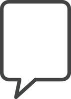 Comment icon symbol image for element design chat and communication vector