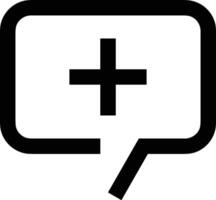 Comment icon symbol image for element design chat and communication vector