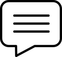 Comment icon symbol image for element design chat and communication vector