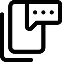 Comment icon symbol image for element design chat and communication vector