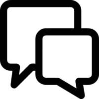 Comment icon symbol image for element design chat and communication vector