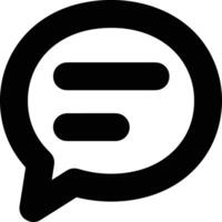 Comment icon symbol image for element design chat and communication vector