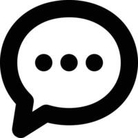 Comment icon symbol image for element design chat and communication vector