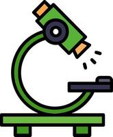 Microscope Line Filled Icon vector