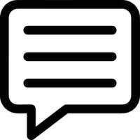 Comment icon symbol image for element design chat and communication vector