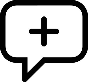 Comment icon symbol image for element design chat and communication vector
