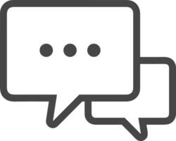 Comment icon symbol image for element design chat and communication vector