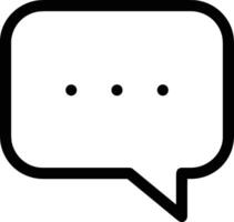 Comment icon symbol image for element design chat and communication vector