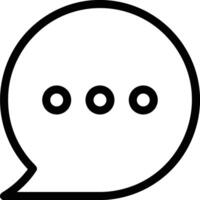 Comment icon symbol image for element design chat and communication vector