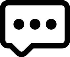 Comment icon symbol image for element design chat and communication vector