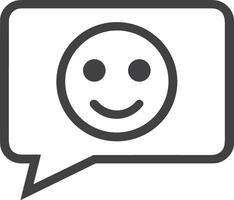 Comment icon symbol image for element design chat and communication vector