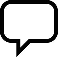 Comment icon symbol image for element design chat and communication vector