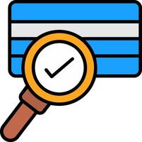 Soil Sampling Line Filled Icon vector