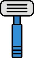 Razor Line Filled Icon vector