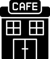 Cafe Glyph Icon vector