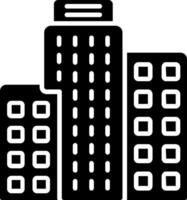 Building Glyph Icon vector