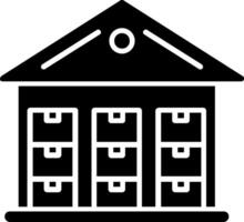 Storing Glyph Icon vector
