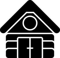 Cabin Glyph Icon vector