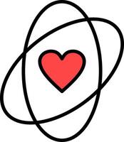 Values Line Filled Icon vector