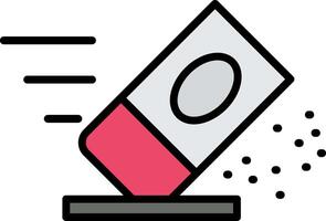 Eraser Line Filled Icon vector