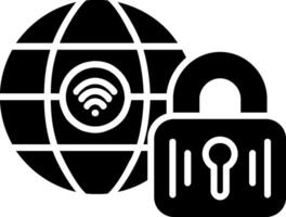 Internet Glyph Icon vector