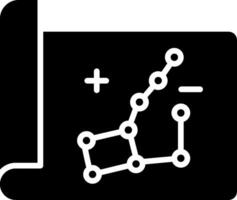 icono de glifo de constelación vector