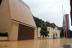 House of Parliament in Vaduz, Liechtenstein photo