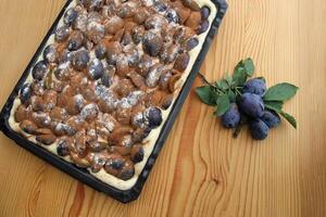 Autumn Plum Pastry Pie photo