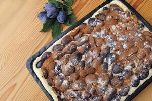 Autumn Plum Pastry Pie photo